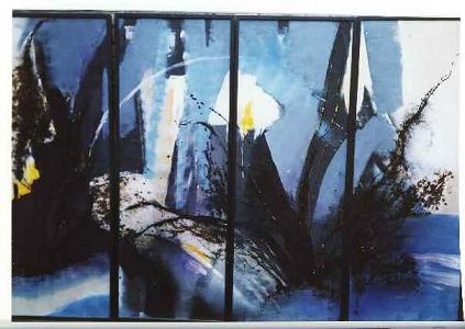 Dafen Oil Painting on canvas abstract -set195
